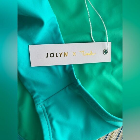 Jolyn Nova Scotia One piece Swimsuit Size XL Mint Green Deep Back NWT - Picture 16 of 16